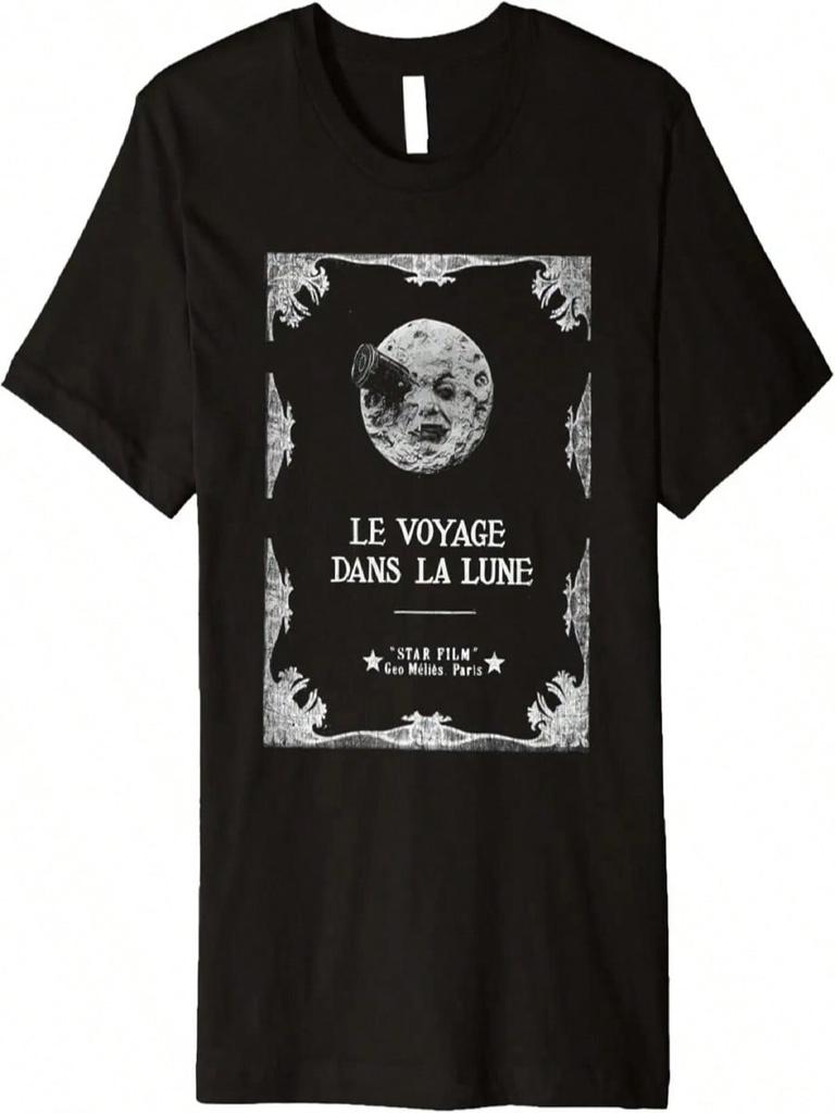 ( Le Voyage Dans La Lune) Movie Premium T-Shirt