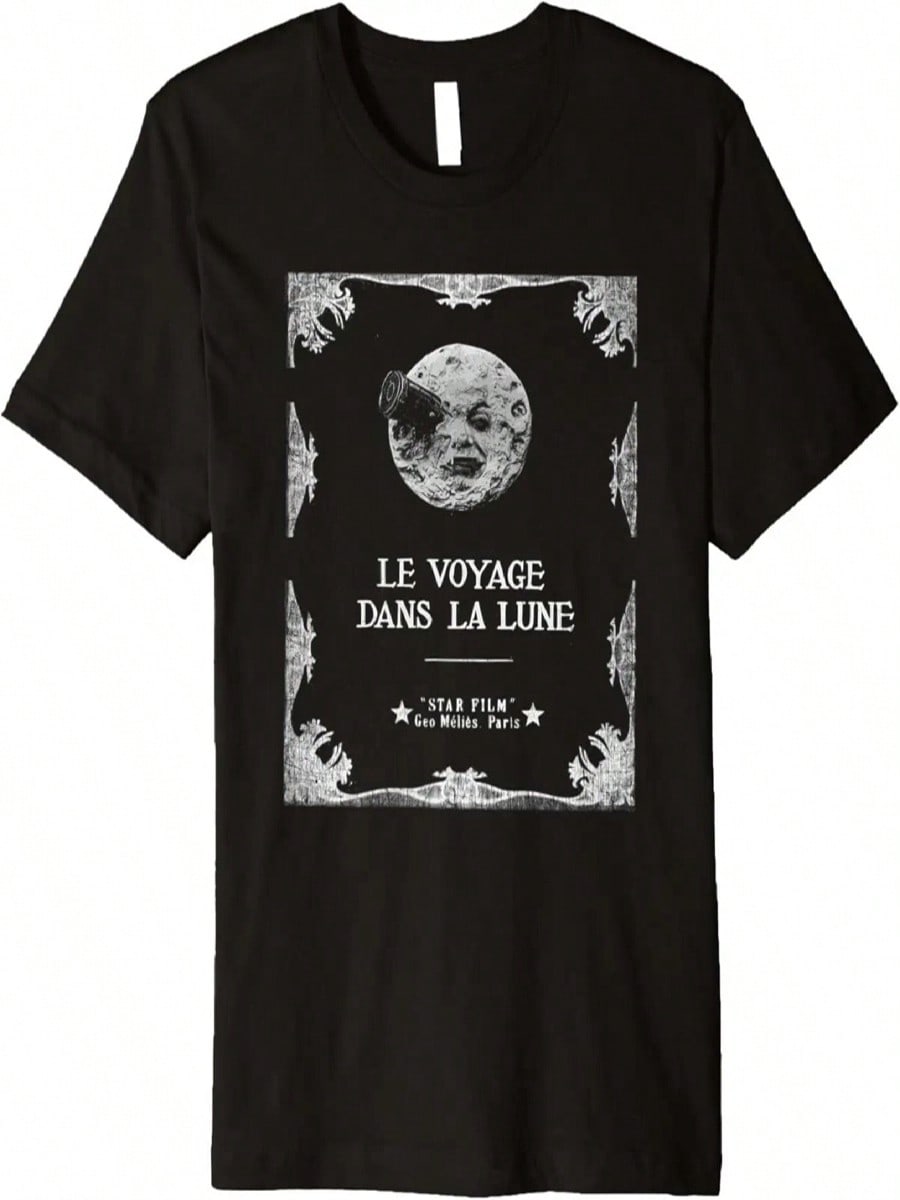 ( Le Voyage Dans La Lune) Movie Premium T-Shirt S разноцветный