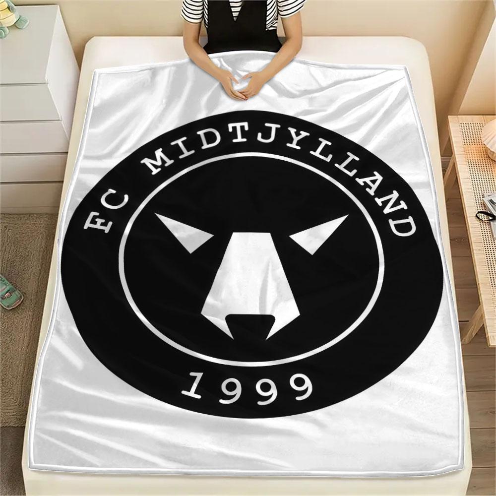 FC Midtjylland FlAannel Blanket, High Quality Comfortable for All Seasons, Home Decor, Warmth and Comfort