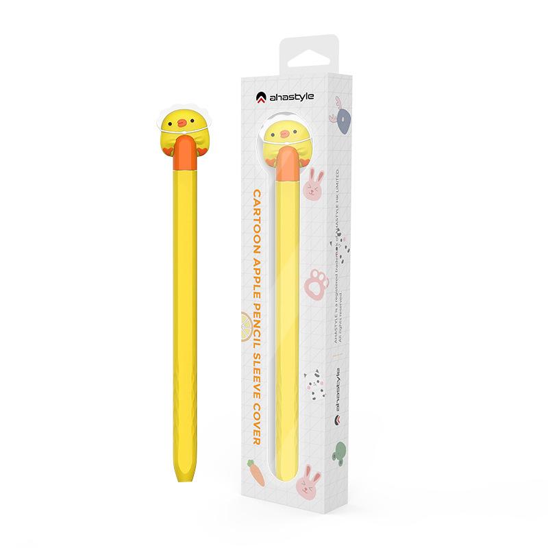 Para Apple Pencil 2 Estojo de Lápis de Desenho Animado Portátil de Silicone Macio Manga Protetora para Caneta Capacitiva Para Ipencil Caneta de Segunda Geração