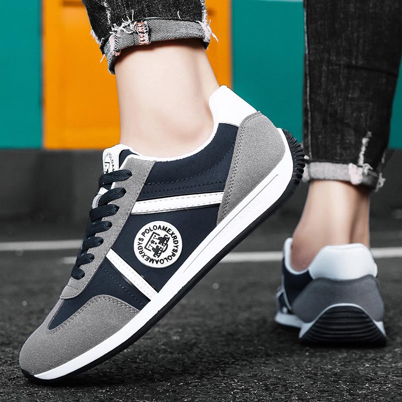 Men 's Casual Four Seasons Fashion Skateboarding Students Comfortable Sneakers Boys Trending Soft Sole Breathable Shoes