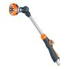 8-model Adjustable Garden Hose Nozzle, Elongated with Controllable Water Flow, Car Wash, Yard Cleaning, Watering the