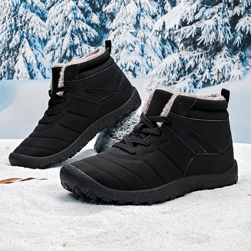 Men's Snow Boots High-top Cotton-padded Shoes Warm Plush Shoes