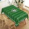 Soccer Tablecloth Sport Boy Birthday Themed Party Decoration Baby Shower Home Kitchen Dining Room Table Decor-60×84inch