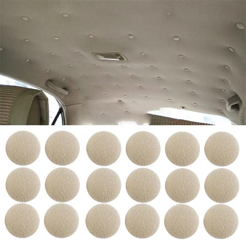 60PCS Headliner Repair Kit Roof Repair Snap Rivets Installation Tool Fixing For Car Interior Accessories Ceiling Sagging