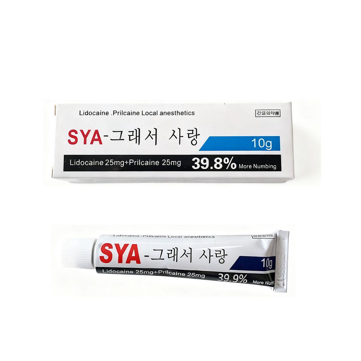 

10g Tattoo Anesthetic Fast Skin Numbing SYAwhite Cream Semi Permanent розовый
