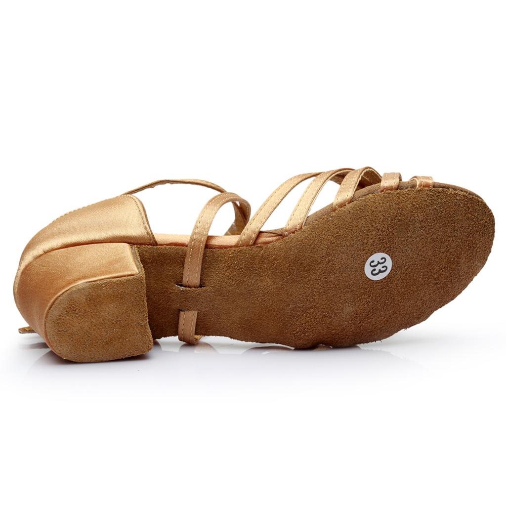 Buty Do Tańca Latino Na Obcasie Blanca 3 Cm Jasnobrązowe 41