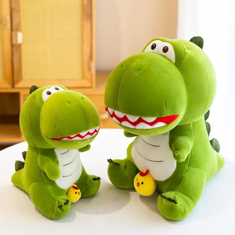 Non-Toxic Kawaii Dumb Chicken Dinosaur Animal Stuffed Plush Toy Doll Cute Quirky Gift Children Dolls Sleep Pillow Soft Room Decor Toys For Kid