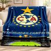 Club America Blanket Flannel Blanket Soft Cozy Plush Throw for Sofa Bed Lightweight Home Decoration Outdoor Camping