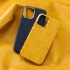 Leather Electroplate Shockproof Waterproof Cell Phone Case for 14 Pro Max Plus Compatible for 13/12/11 Luxury Cover