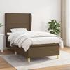 3128416 vidaXL Divan Bed with Mattress Dark Brown 90x200 Cm