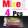 MNFT 4 Packs Fly Fishing Tying Crystal Flash Flashabou Holographic Tinsel Jig Hook Lure Making Fly Tying Material