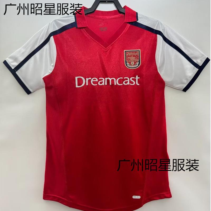 0102 Arsenal jersey home away Ljungberg Bergkamp Campbell fan edition football jersey retro version S