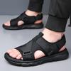 Fashion Thick Soled Sandals Men's Tide Summer Style Mesh Outdoor Hiking Leisure Sports Hollow Out Sandals Comfort Breathable Beach Shoes