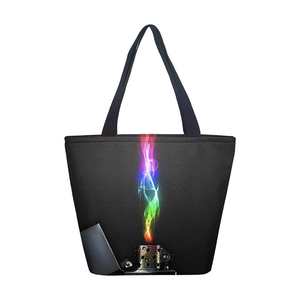 Borsa da donna senza tema Borsa a spalla da ragazza Borsa in tela stampata Tendenza moda Borsa tote di grande capacità