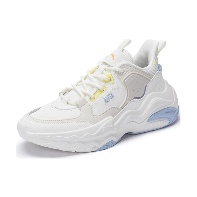 

New Anta Shock Absorbers Slip Resistant Low top Casual Shoes Women s Gray 122458812S-2 37.5