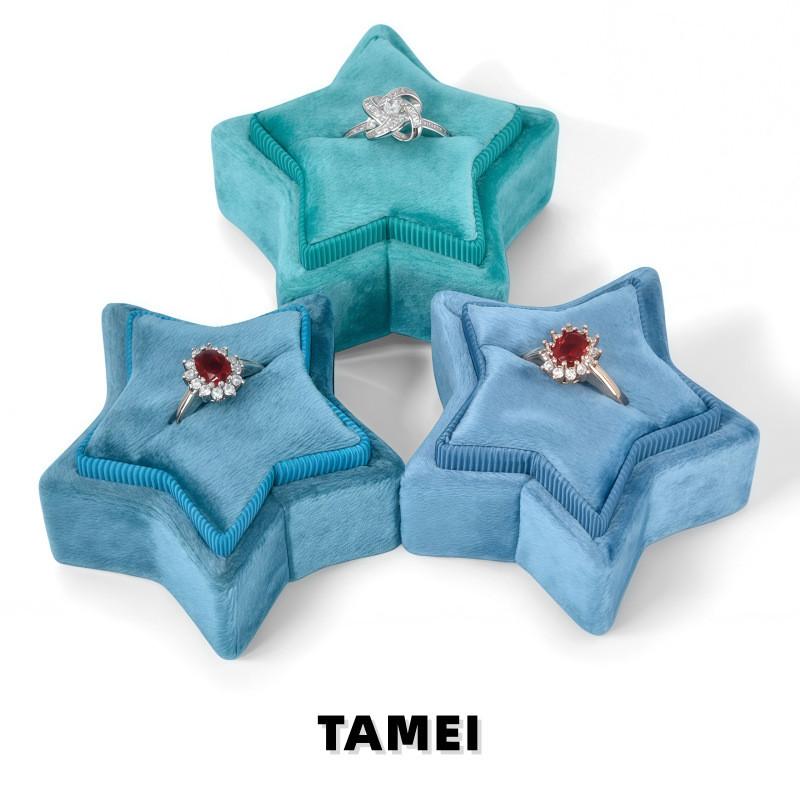 Elegant Velvet Ring Box For Jewelry Storage And Gift Packaging