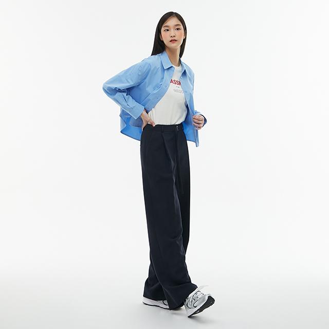 LAP (Set-Bottoms) Belted Wide Pants Aq1Wp265