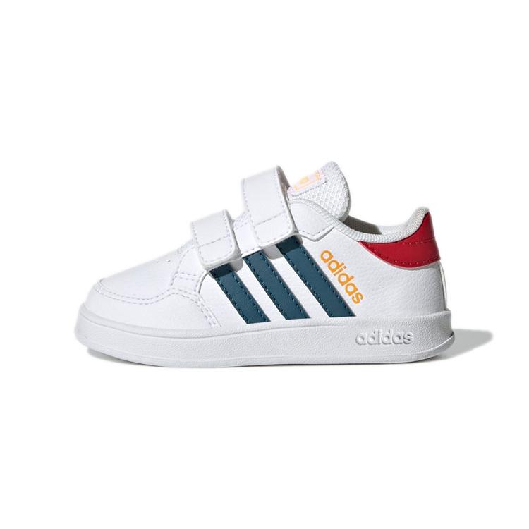 (TD) adidas Breaknet Shoes Cloud White Orbit Indigo Scarlet Baby GZ7646 EU 21