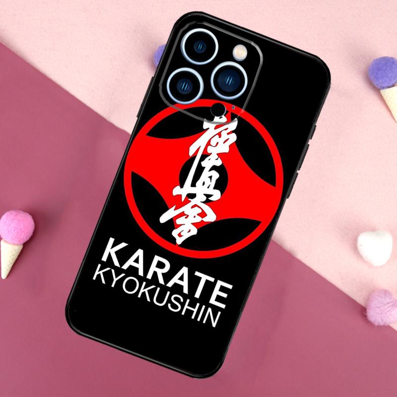 Oyama Kyokushin Karate Case For iPhone 16 Pro Max 11 12 13 Mini 14 15 Pro Max 16 Plus XR 16e Phone Back Cover