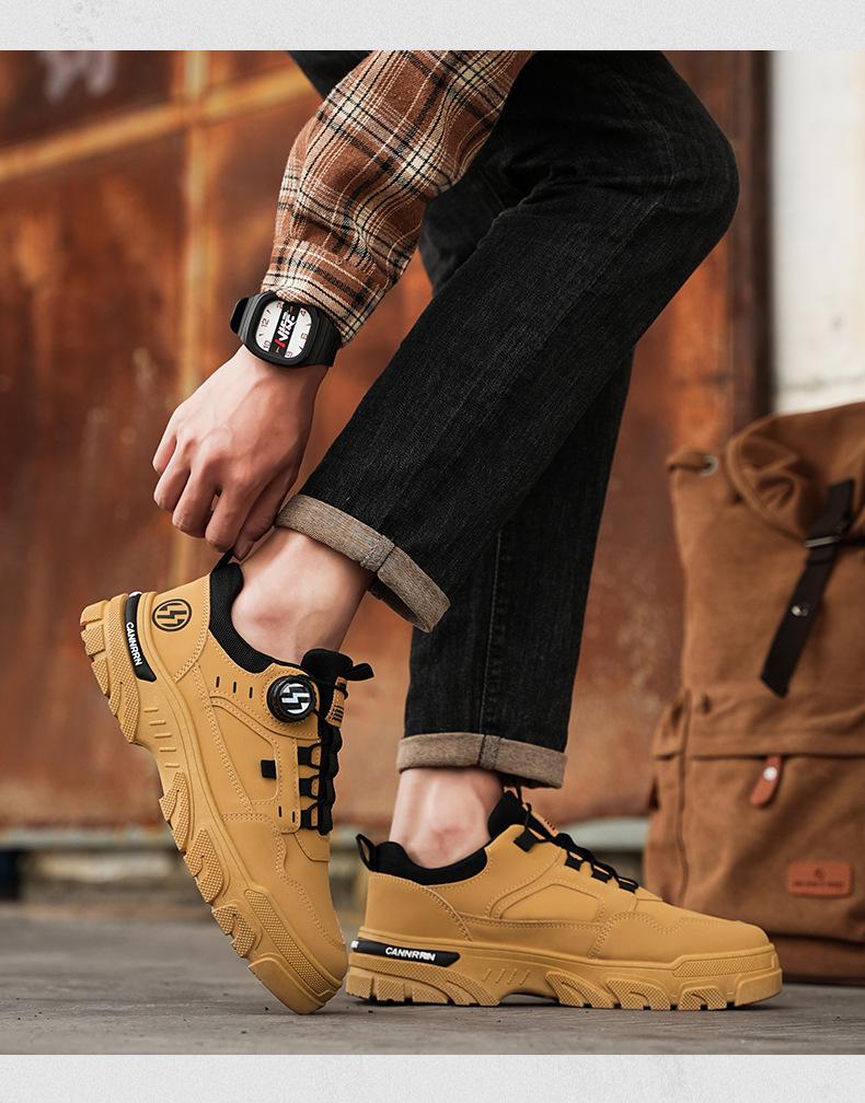 Męskie 2025 Wiosenne Wodoodporne Wsuwane Sportowe Casualowe Buty Niskie