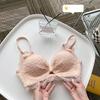 Bra Tone Lace Underwear Female Small Breasts Gathered Adjusted Vice Breasts Without Steel Ring Bra