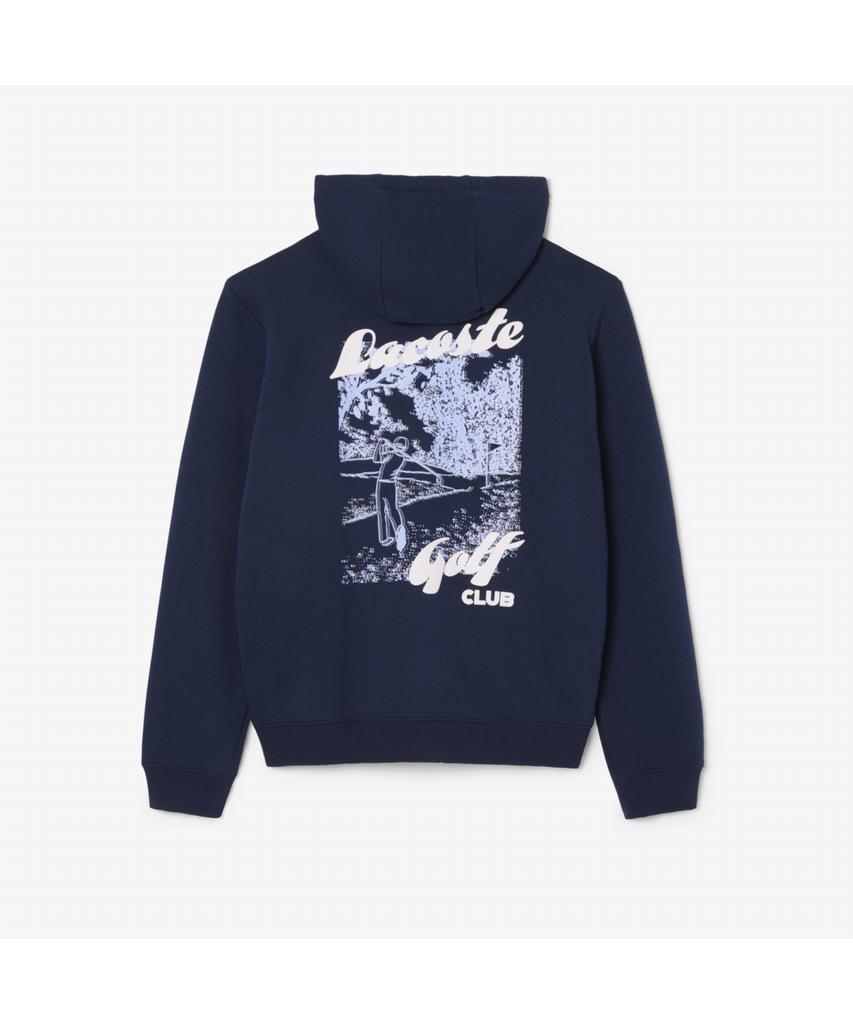 LACOSTE Men'S Golf Graphic Hooded Sweatshirt Sh4824-55N 166