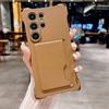 Luxury Shockproof Liquid Card Slot Wallet Case for For Samsung Galaxy S24 S23 S22 Ultra Plus FE A54 A14 A34 A15 5G Matte Armor Cover