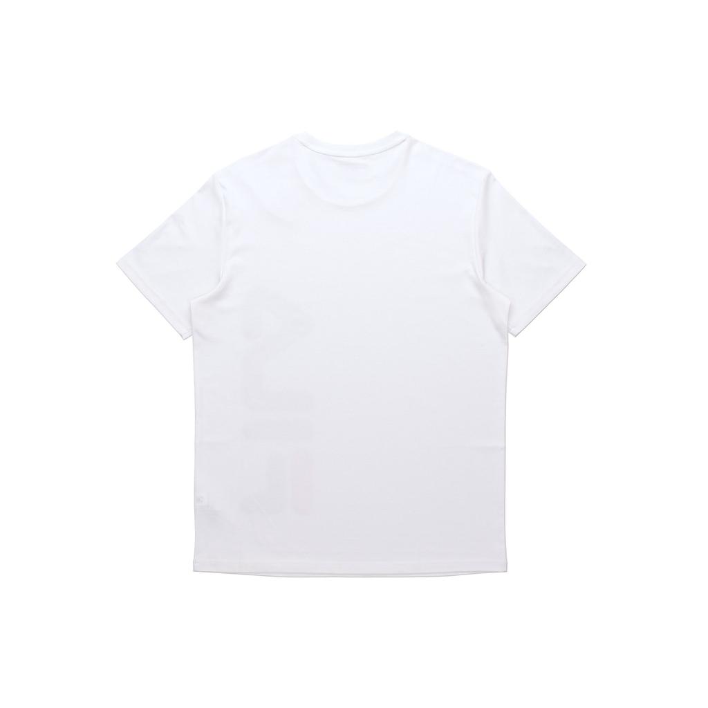 FILA Casual Logo Print Sport Round Neck Short Sleeve T-Shirt Men Tops White F11M028163A-WT