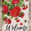 Vintage Flowers Garden Metal Tin Sign Wall Art Decor Rustic Farmhouse