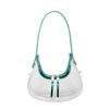 Handbag Transparent Women Summer Fashion Crescent Bag Zipper Closure Bags Travel