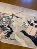 Handduk från Berättelsen om Hundra Demoner av Kyosai Kawanabe Ukiyo-e Kyosais
