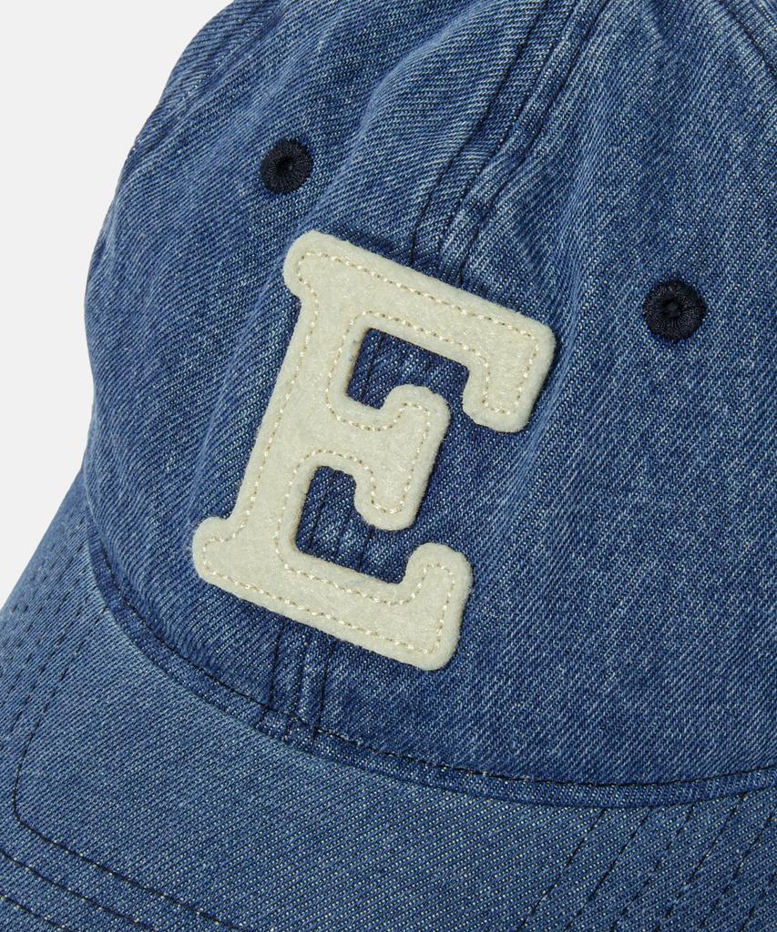 ESPIONAGE Esp Letter Washed Denim Cap Letter E