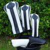 Big Teeth Golf Set Individual Golf Wood Cover Golf Driver Fairway Wood Utility Cover Headcovers, 3-Piece (1 FUT) / Set, Cover, Cover, (DR)