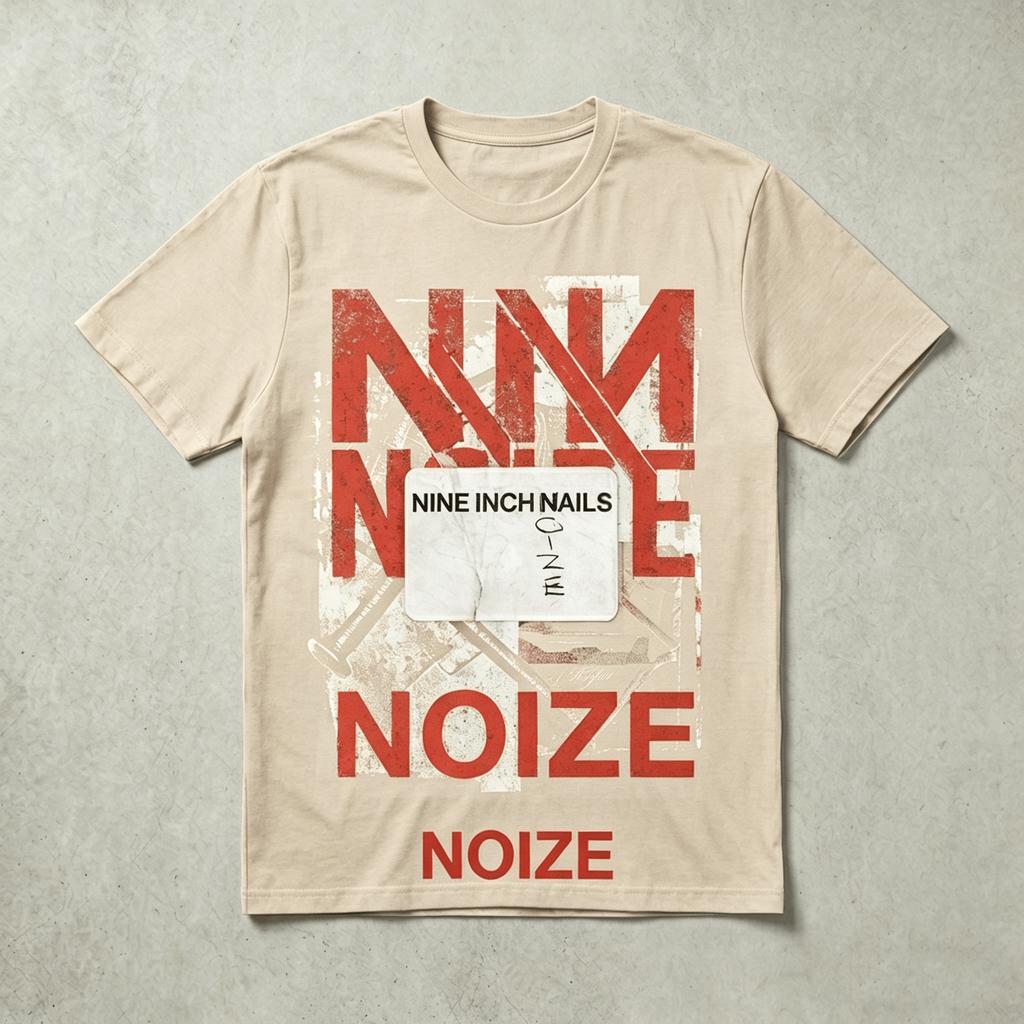 2026 NIN New Album Nine Inch Noize Boys Unisexs TShirt Unisex ONeck 100Cotton Short Sleeve Y2k Pop Oversized Exclusive Rock Tee