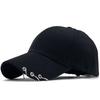 Simple Hat Spring and Summer New Men's and Women's Baseball Cap Outdoor Sunshade Sun Protection Cap Iron Ring Baseball Cap