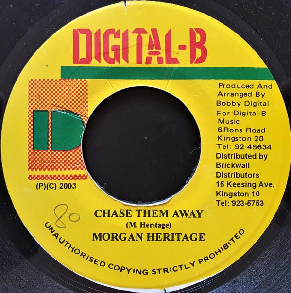 7inch Record MORGAN HERITAGE - Chase Them Away NONE Digital-B 2003 Jamaica Reggae, Ska & Dub Used
