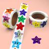 100-500pcs Glitter Star Stickers for Kids School Teacher Reward Sticker Party Decor Small Business Label Scrapbooking Stickers