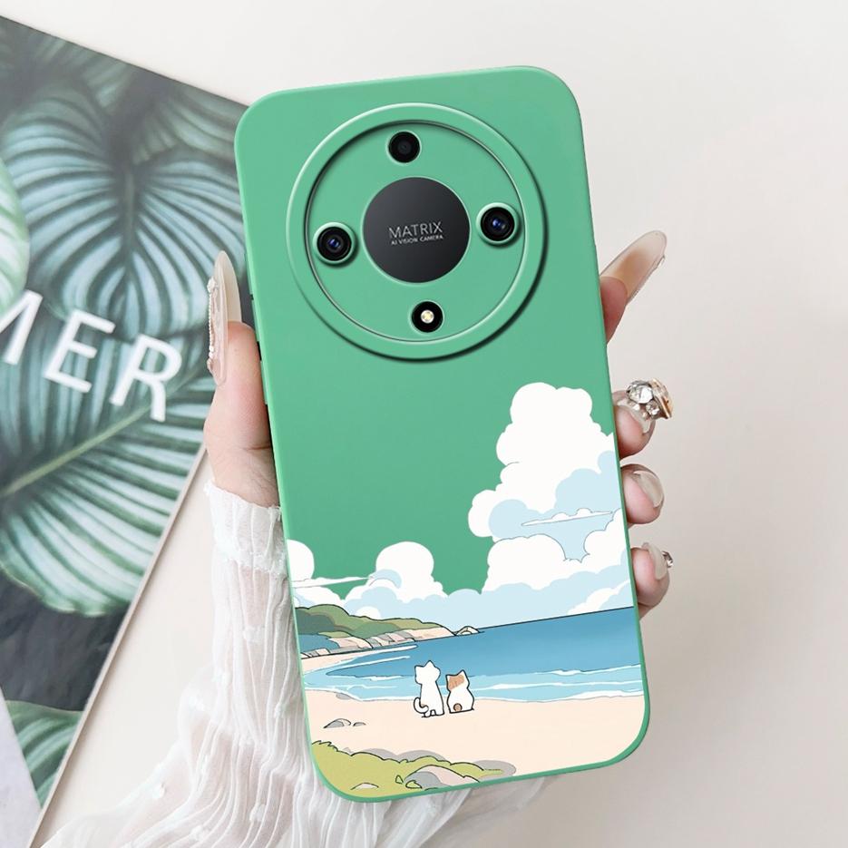 Für Honor X9a Hülle RMO-NX1 Luxus Candy Lackierte Abdeckung Stoßfeste Handyhülle Für Honor Magic5 Lite Magic 5Lite HonorX9a Weiche Taschen