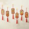 6pcs/set Chinese Style Snake Year Lucky Pendant Spring Festival Plant Pendant  For Potted Plant