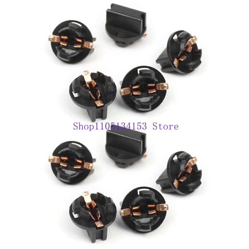 kl23 10Pcs T10 Socket Instrument Panel Cluster Plug Lights Auto Bulbs Base