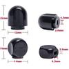 Mixer Speed Control Knob Replacement Part Plastic Lock Lever Black Knobs Kit for KitchenAid Stand Mixers