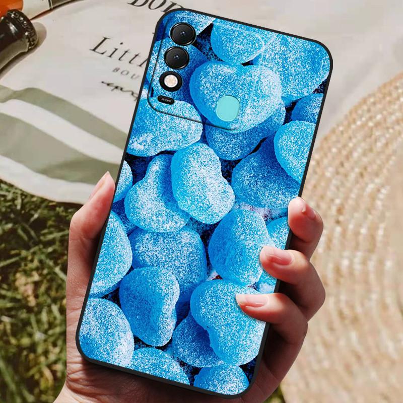 Für Tecno Spark 8 Hülle 8C Silikon Rückabdeckung Handyhülle für Tecno Spark 8 8P 8C Spark8 P Hüllen Spark8P Weicher Stoßfänger coque Fundas
