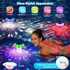 Floating Pool Lights, Pool Lights That Float with Remote, Rechargeable 4000mAh IP68 Waterproof Upper and Lower Color Changing Light with 6 Dynamic