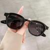  Retro Rivets Polarized Men Round Sunglasses Fashion Black Blue Trending Shades UV400 Women Clear Frame