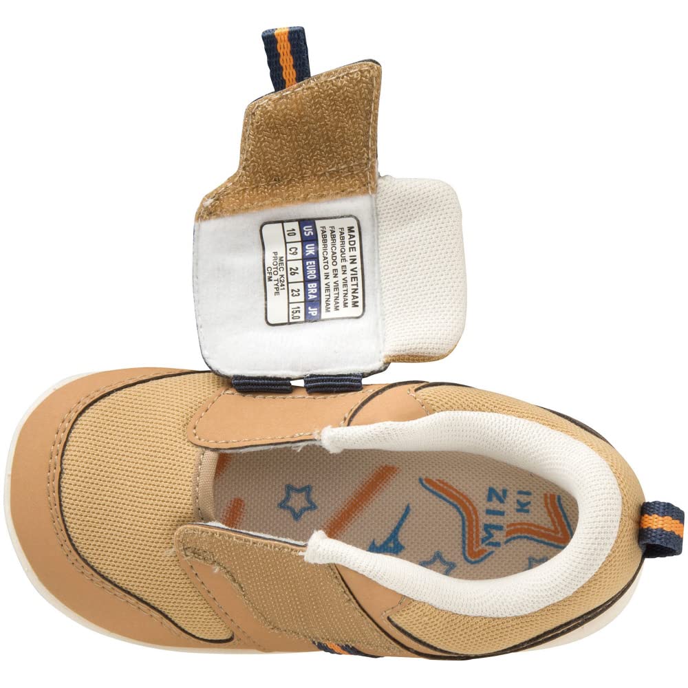 Mizuno Premore Infant 2 Sizes Athletic for Boys and Kids' Shoes, 13-16cm, Shoes, Girls, Kindergarten, Camel/Navy, 15.5cm