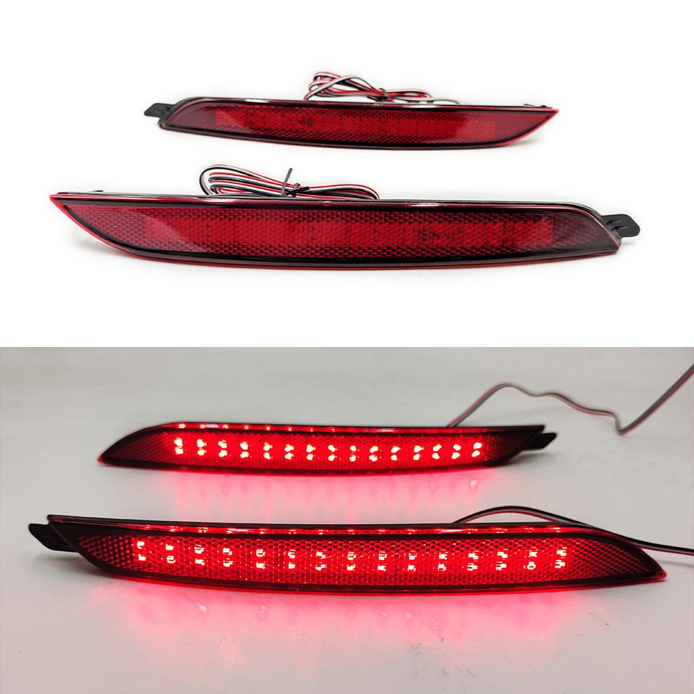 LED Rear Bumper Reflector Light For Hyundai Elantra 2012 2013 2014 Stop Brake Tail Light Fog Lamp with turn signal
