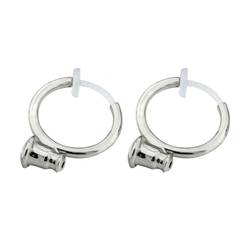 Screw Ear Clip Converter Diy Clip on Earring Turn Any Studs into Clip-on Earring 1