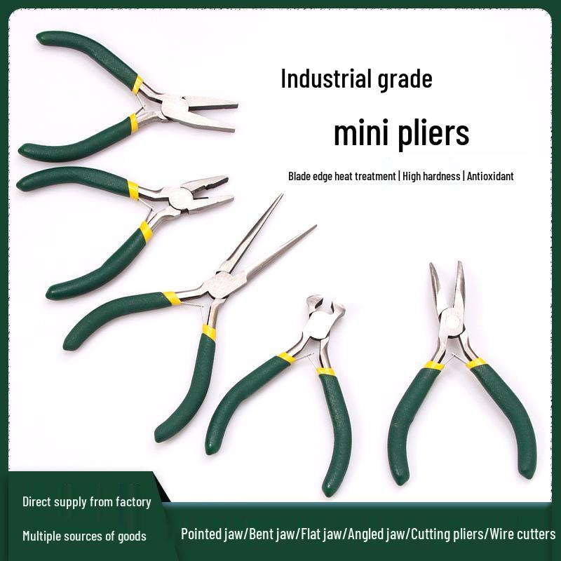 5-inch Multifunctional Needle-Nose Angled Cutters for Jewelry DIY Handmade Hardware Tools
