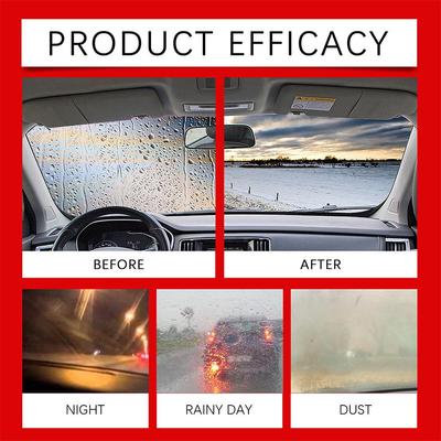 Kit de limpieza de película de aceite para coche, eficaz quitamanchas de película de aceite, limpiador de vidrios para automóviles, 120 ml